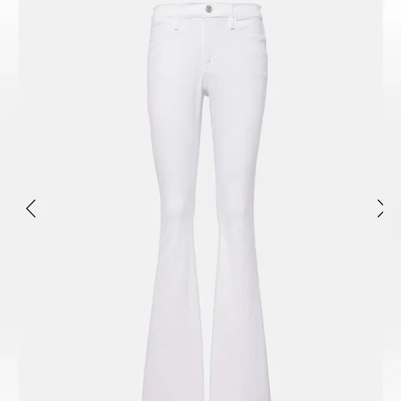 Frame Denim White Le High Flare Jeans - Picture 3 of 7